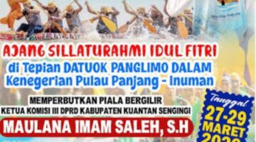 Festival Pacu Jalur Kenegerian Pulau Panjang Hilir : Merajut Kebersamaan di Hari Nan Fitri