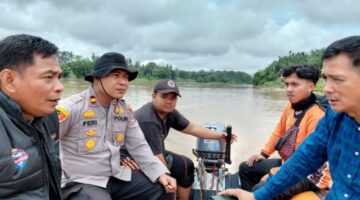 Operasi Pencarian Bocah di Cerenti Berlanjut, Kapolsek Turun Langsung ke Lokasi
