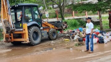 Camat Kuantan Tengah : Tinjau Titik Sampah Liar, Gandeng Perangkat Desa