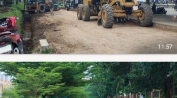 Suara Warga Didengar : Perbaikan Jalan Pasar Teluk Kuantan dan Jalan Imam Munandar Dimulai