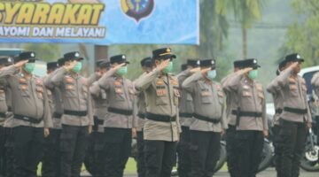 Kapolres Kuansing Pimpin Apel Siaga Dua Tahun Pemerintahan Prabowo-Gibran, Tekankan Kesiapsiagaan Personel